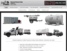 Tablet Screenshot of grizzlypower.com